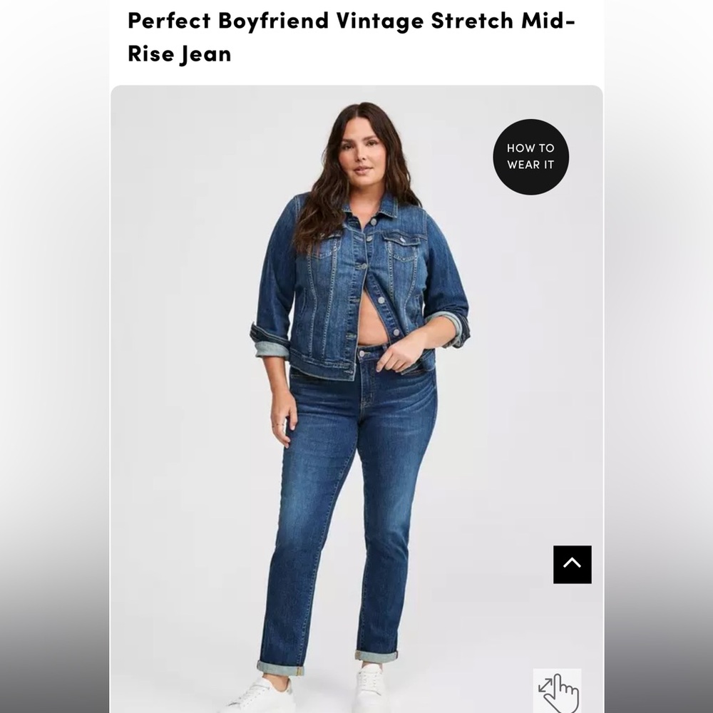 Torrid Perfect Boyfriend Ankle Vintage Stretch- Size 16- Great condition